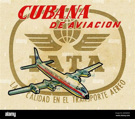 Cubana de Aviacion Stock Photo - Alamy