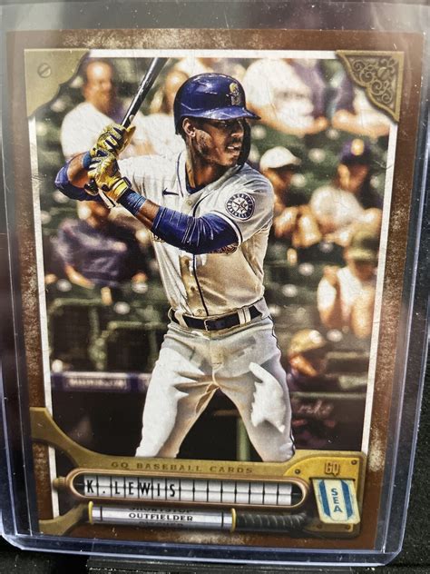 2022 Topps Gypsy Queen Burnt Umber Kyle Lewis 123 Seattle 16 399 EBay