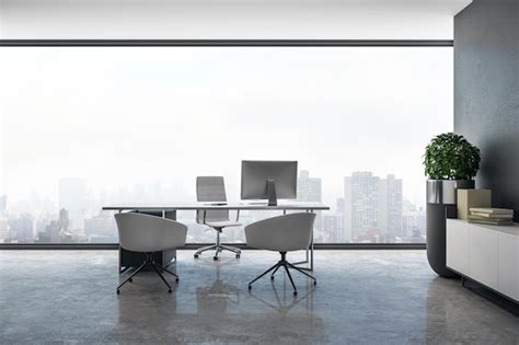 Premium Photo | Contemporary office interior