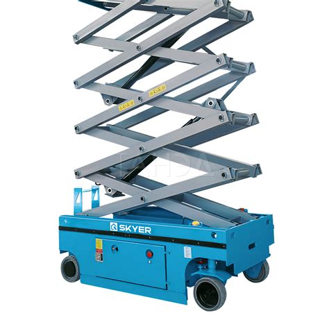 Самоходный ножничный подъемник SKYER PL1245, 0.45 т, 10 м