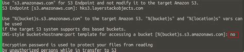 LayerStack Tutorials LayerStack How To Use Object Storage On Linux