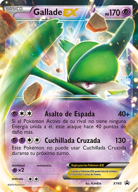 Gallade EX XY45 XY Cartas Promocionales Pokémon Paraíso