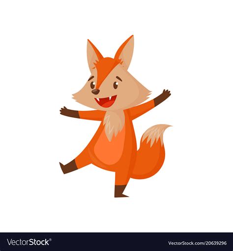 Cute Cartoon Fox Symbol