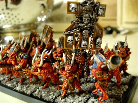 Daemons, Khorne, Warhammer Fantasy - bloodletter unit 1 alt - Gallery ...