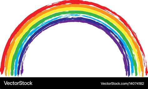 Grunge Rainbow Royalty Free Vector Image Vectorstock