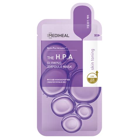 Mediheal THE H P A Glowing Ampoule Mask Review SOCO By Sociolla