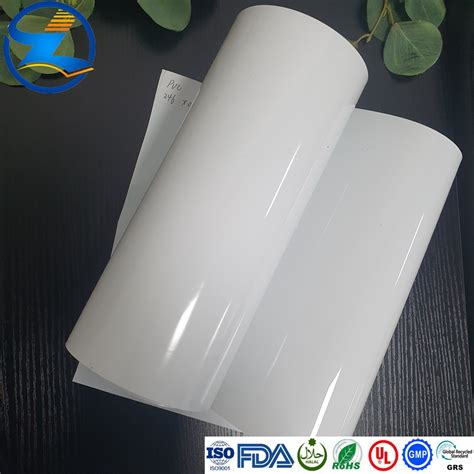 Food Grade Glossy Opaque White Color Rigid Pvc Films For Blister