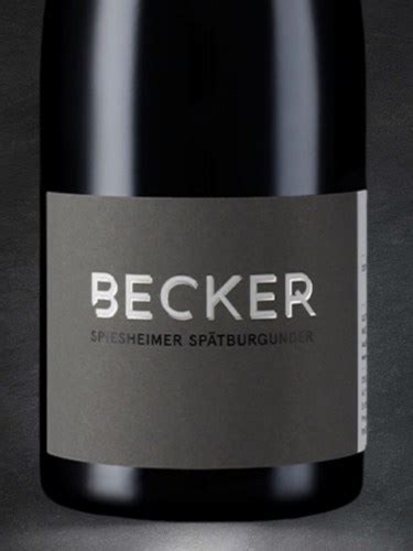 Weingut Becker Sabrina Spiesheimer Spätburgunder Vivino US