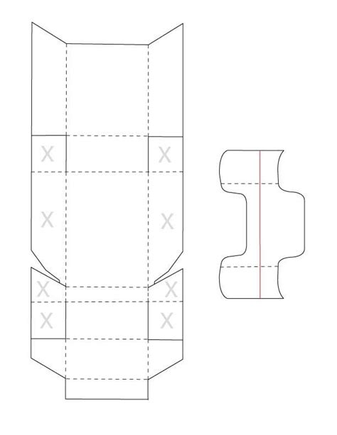 Printable Box Printable Patterns Printables Cube Template Templates