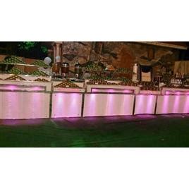 Golden Stainless Steel Bar Led Catering Counter In North Delhi Aarvik