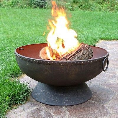 Sunnydaze Outdoor Camping Or Backyard Large Fire Pit Bowl With Spark