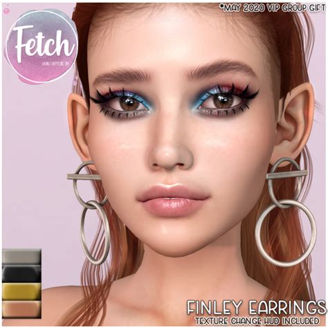 Second Life Marketplace [fetch] Finley Earrings