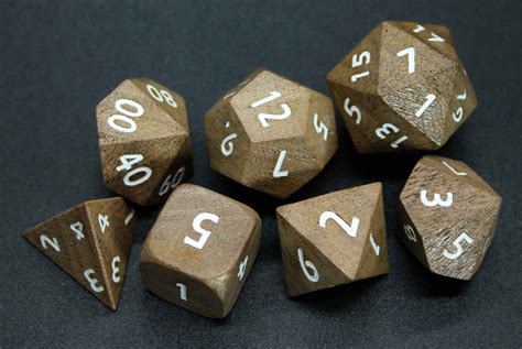 Black Walnut Wood Dice Wooden Dice Manufacturer - Wooden dice set ...