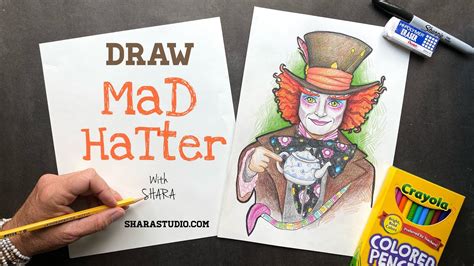 Mad Hatter Drawing Easy