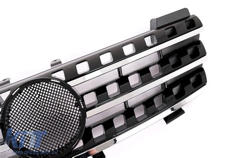 Front Grille Suitable For Mercedes Ml M Class W Black Chrome