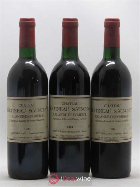 Buy Lalande De Pomerol Ch Teau Bertineau Saint Vincent Lot