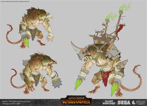 Artstation Skaven Rich Carey In Warhammer Art Creative