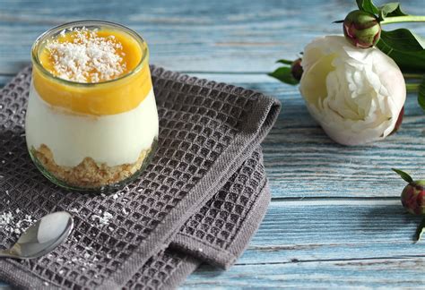 Fruchtiges Mango Dessert Im Glas Unglaublich Lecker