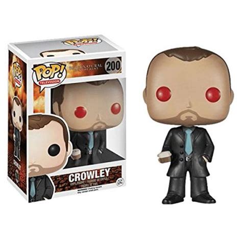 Funko Pop TV: Supernatural - Crowley Red Eyes Exclusive Vinyl Figure ...