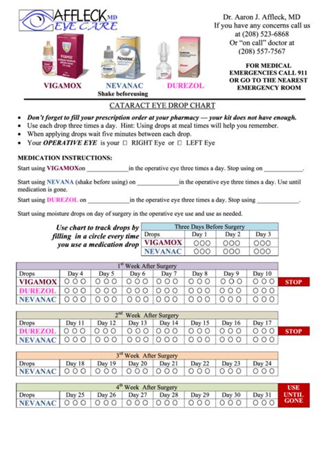 Printable Eye Drop Chart Printable Word Searches