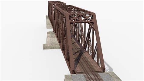 3D model Railroad Truss Bridge - TurboSquid 1959217