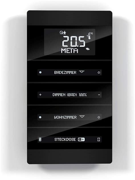 Enertex Meta Knx Raumcontroller Premium Schwarz Amazon De