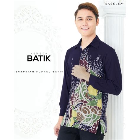 Ready Stok Kemeja Batik Longsleeve By Sabella Kemeja Batik Lengan