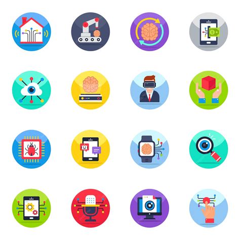 Premium Vector | Pack of intelligence flat icons