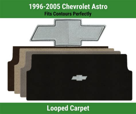 Lloyd Classic Loop Cargo Carpet Mat For Chevy Astro W Silver