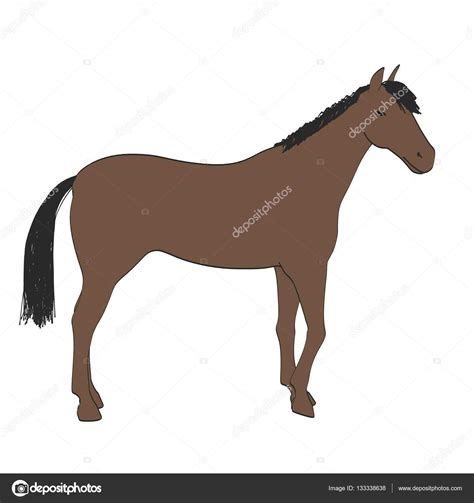 2d cartoon illustration of horse Stock Illustration by ©3drenderings ...