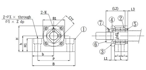 Hiwin Support Unit EK Series