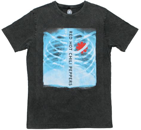 楽天市場Red Hot Chili Peppers X Ray Stone Wash Tee 2 Charcoal Grey レッドホットチリペッパーズ TシャツLury
