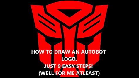 How To Draw Autobot Symbol