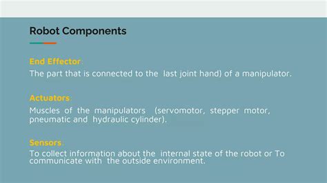 Robot Architecture Pptx