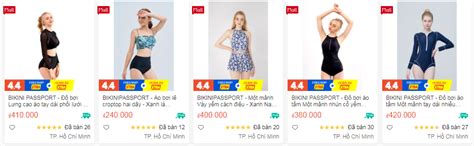 Top Shop bán bikini đi biển đẹp xịn sò trên Shopee dành cho chị em Thời trang Phụ kiện