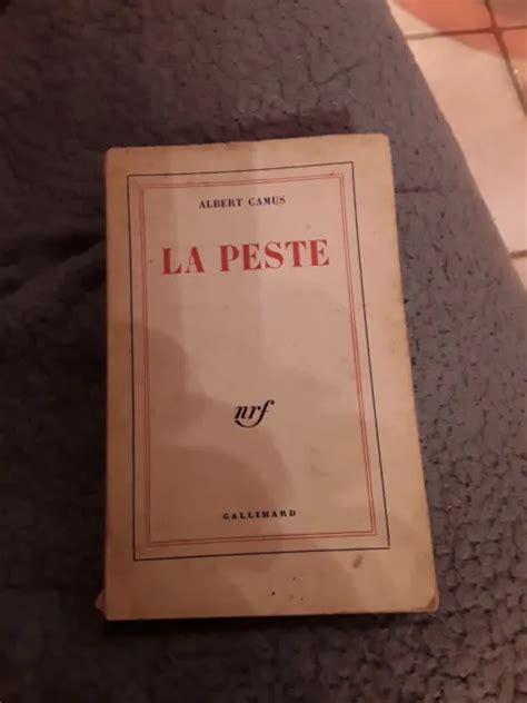 Albert Camus La Peste Gallimard Edition Eur Picclick Fr