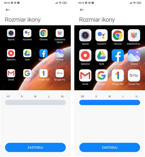 Jak zmienić wielkość ikon w MIUI 12 Xiaomi