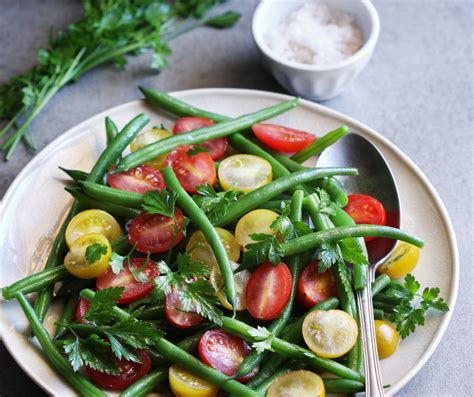 String Bean Salad With Feta And Tomatoes Recipes Daily Harvest Express