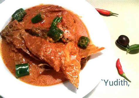 Resep Gulai Kepala Kakap Pedas Oleh Yudith Cookpad