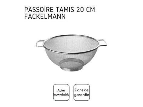 Passoire Tamis 20 Cm Fackelmann Ref 28331 28331 Conforama