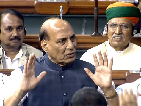 Defence Minister Rajnath Singh Speaks In Lok Sabha