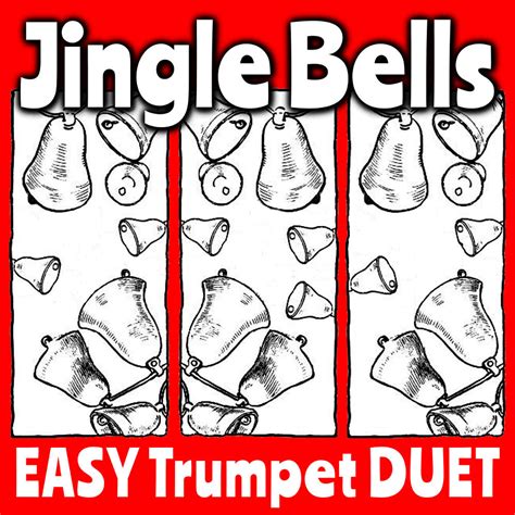 Easy Jingle Bells For Trumpet Duet Tiger Music