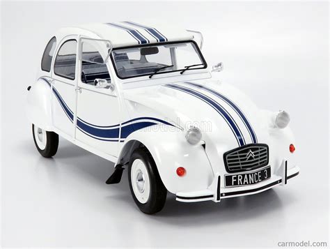 Z Models Zmd Scale Citroen Cv France White Blue