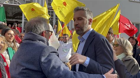 Pedro Nuno Santos Faz Arruada Em Torres Vedras V Deo Rtvon