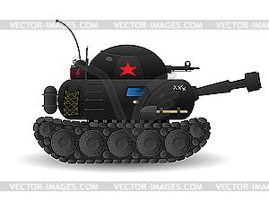 Cartoon Panzer Vector Abbildung