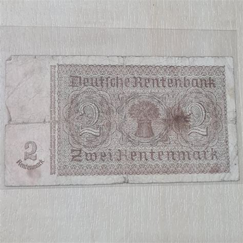 Germany Rentenmark Banknote Hobbies Toys Memorabilia