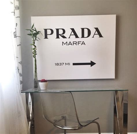 Prada Marfa Gossip Girl fashion abstract canvas marfa prada