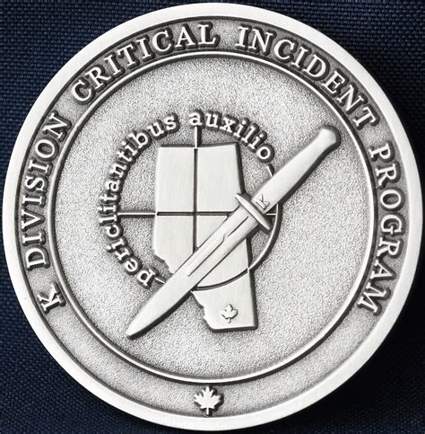 Rcmp K Division Critical Incident Program Challengecoins Ca