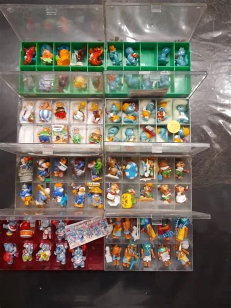 GROS LOT FIGURINES kinder surprise Ferrero vintage année 90 asterix