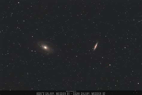 Astrophoto M Bode S Galaxy M Cigar Galaxy Clear Sky